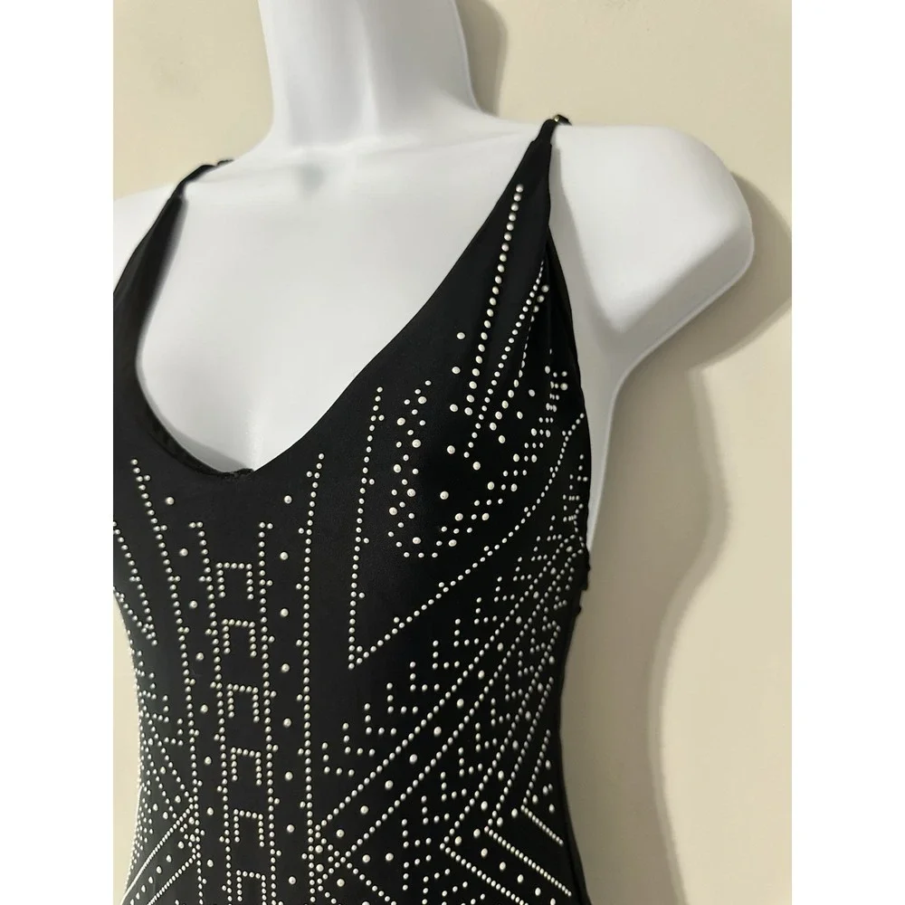 BEACH RIOT BRIDGET EMBELLISHED ONE PIECE SWIMSUIT - BLACK NWOT Size S - Picture 7 of 9